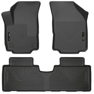 Chevrolet Equinox Floor Liners - Front & 2nd Seat - Husky Liners - WeatherBeater - Black - `18-`23